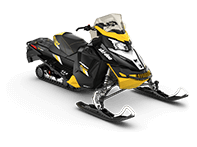 Snowmobiles at North American Warhorse